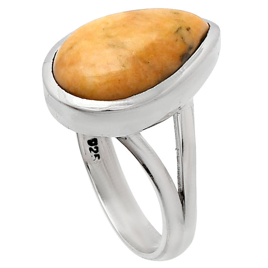 Natural Coral Jasper Ring size-7 R-1005 SDR230374