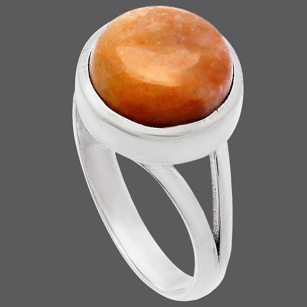 Natural Red Moss Agate Ring size-9 R-1005 SDR230381