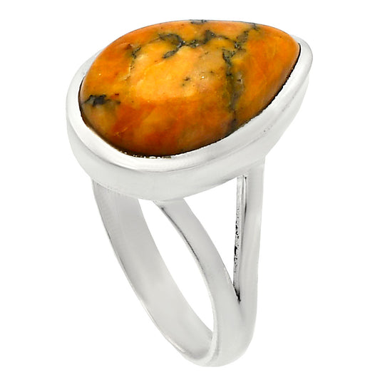 Natural Honey Dendritic Opal Ring size-9.5 R-1005 SDR230464