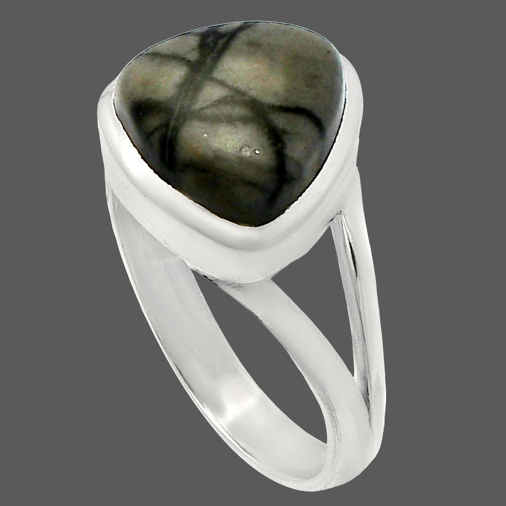 Natural Picasso Jasper Ring size-8 R-1005 SDR230485