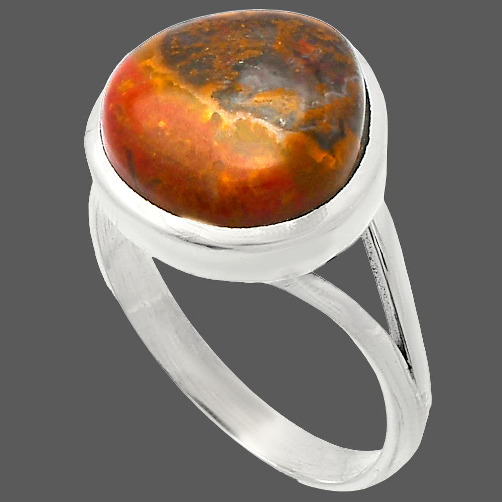 Natural Rare Cady Mountain Agate Ring size-9.5 R-1005 SDR230522