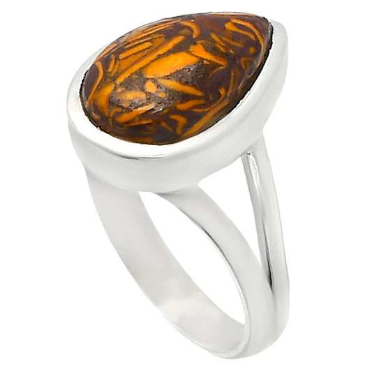 Coquina Fossil Jasper - India Ring size-7 R-1005 SDR230524