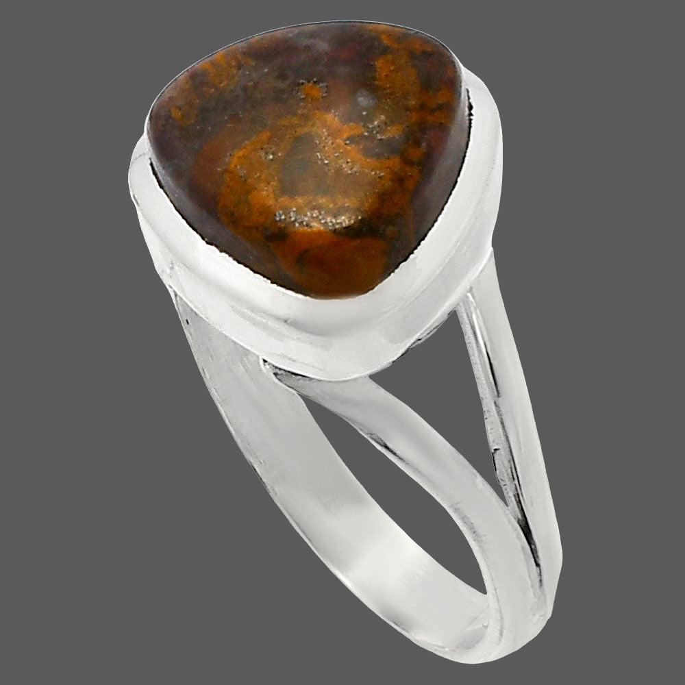 Natural Rare Cady Mountain Agate Ring size-8 R-1005 SDR230612