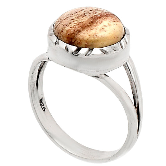 Natural Porcelain Jasper Ring size-7 R-1074 SDR230696