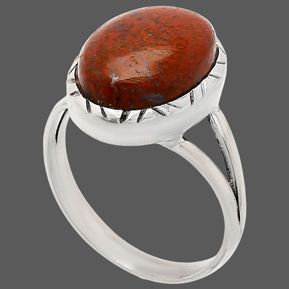 Natural Rare Cady Mountain Agate Ring size-9 R-1074 SDR230720