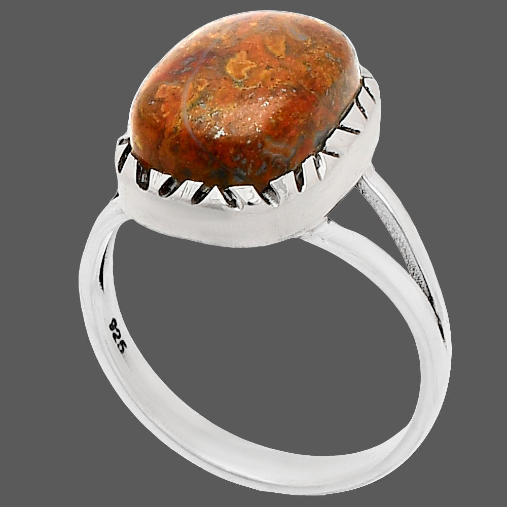 Natural Rare Cady Mountain Agate Ring size-9 R-1074 SDR230768