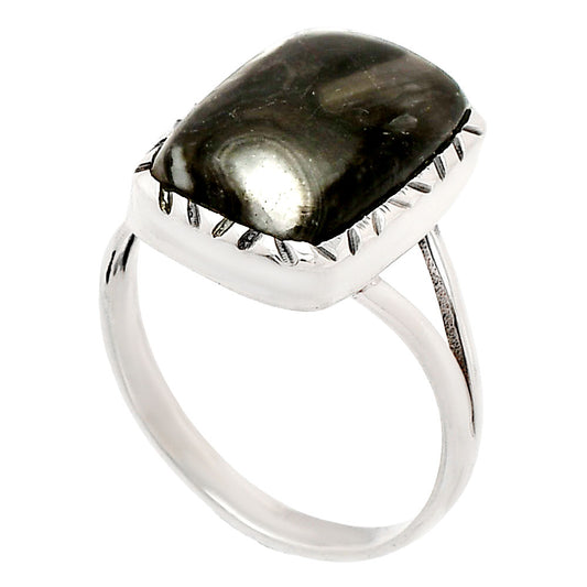 Natural Mexican Cabbing Fossil Ring size-9.5 R-1074 SDR230789
