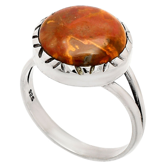Natural Rare Cady Mountain Agate Ring size-9 R-1074 SDR230813