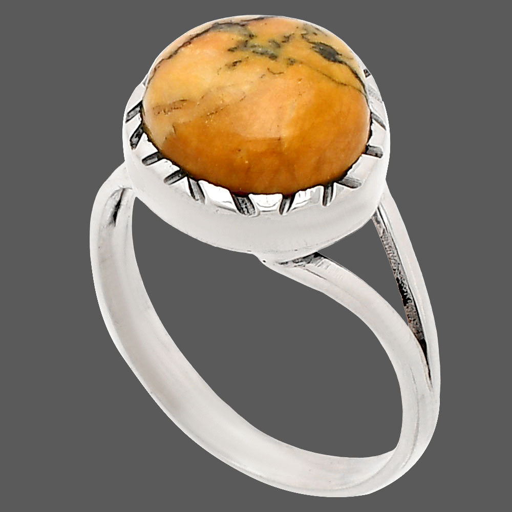 Natural Honey Dendritic Opal Ring size-9.5 R-1074 SDR230852