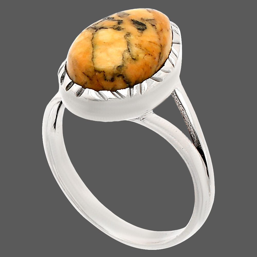 Natural Honey Dendritic Opal Ring size-9.5 R-1074 SDR230881