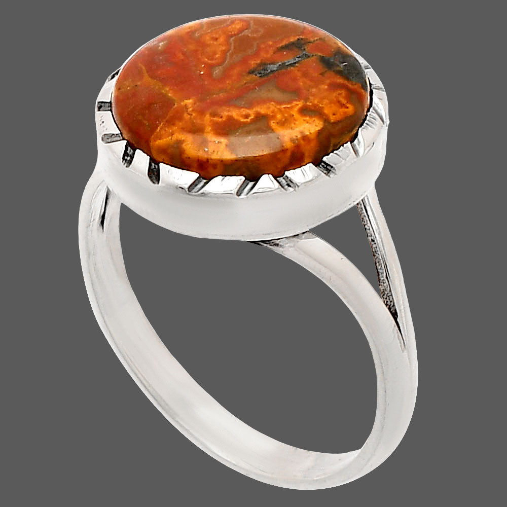 Natural Rare Cady Mountain Agate Ring size-9.5 R-1074 SDR230899