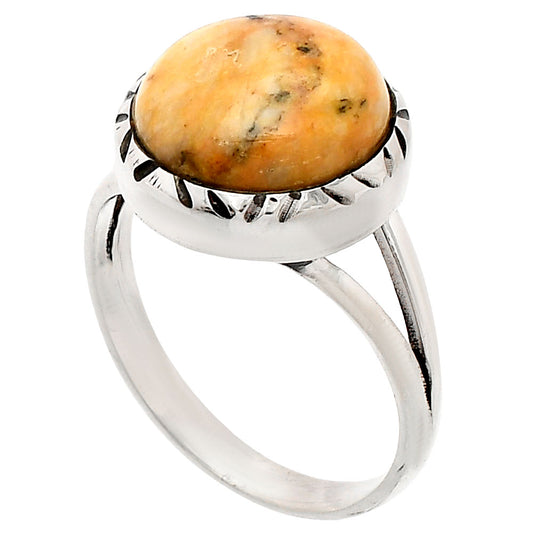 Natural Honey Dendritic Opal Ring size-9 R-1074 SDR230900