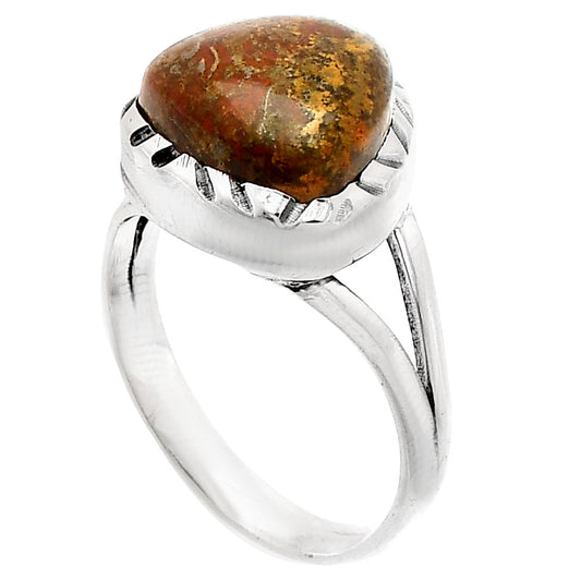 Natural Rare Cady Mountain Agate Ring size-7 R-1074 SDR230919