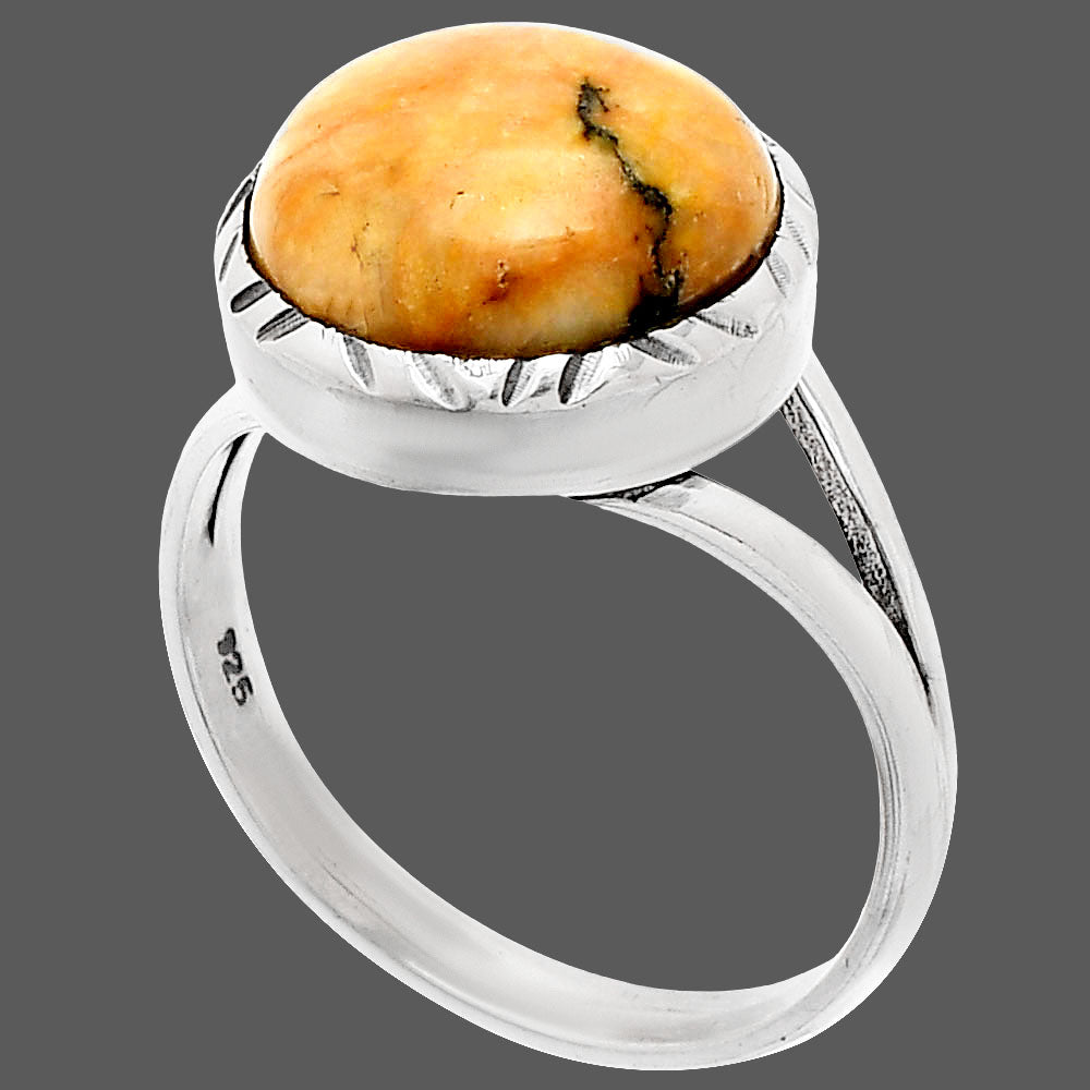 Natural Honey Dendritic Opal Ring size-9.5 R-1074 SDR230965