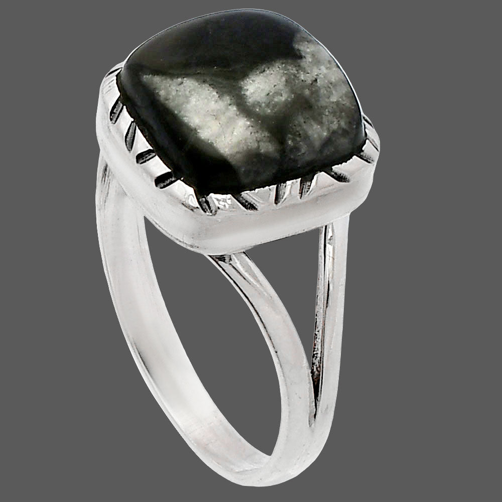Natural Mexican Cabbing Fossil Ring size-9.5 R-1074 SDR230996