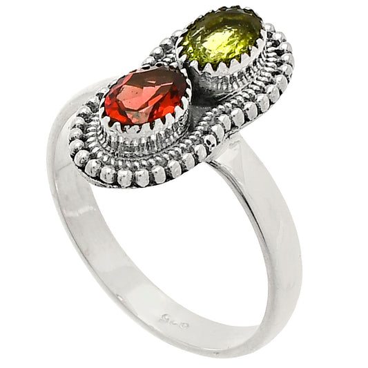 Natural Multi Tourmaline Ring size-8 R-1386 SDR231262