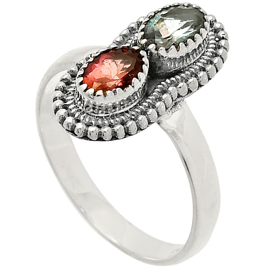 Natural Multi Tourmaline Ring size-8 R-1386 SDR231276