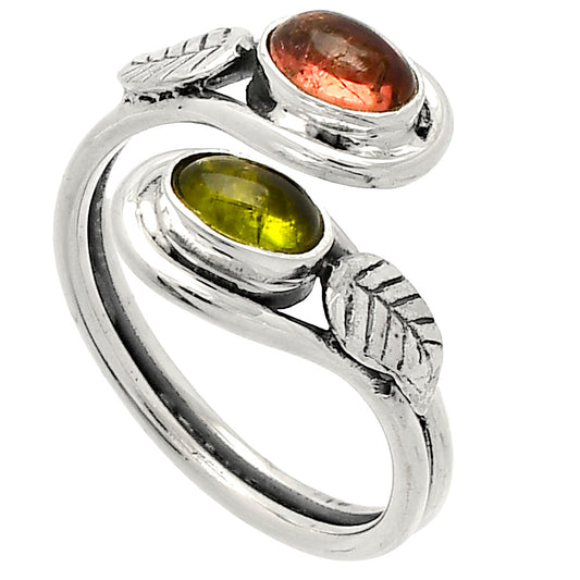 Natural Multi Tourmaline Ring size-7 R-1483 SDR231329