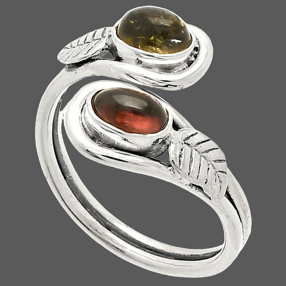Natural Multi Tourmaline Ring size-7 R-1483 SDR231331