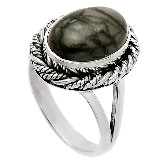 Natural Picasso Jasper Ring size-7 R-1014 SDR231496