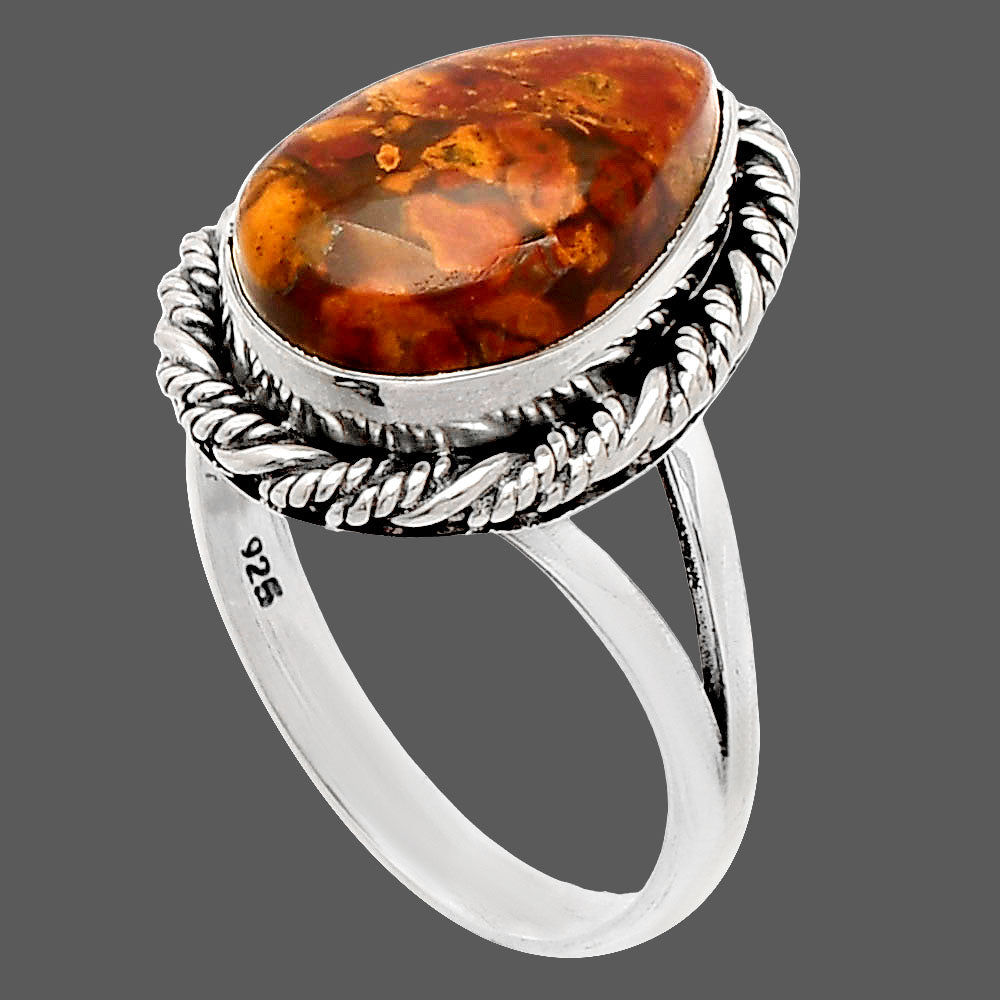 Natural Rare Cady Mountain Agate Ring size-8 R-1014 SDR231541