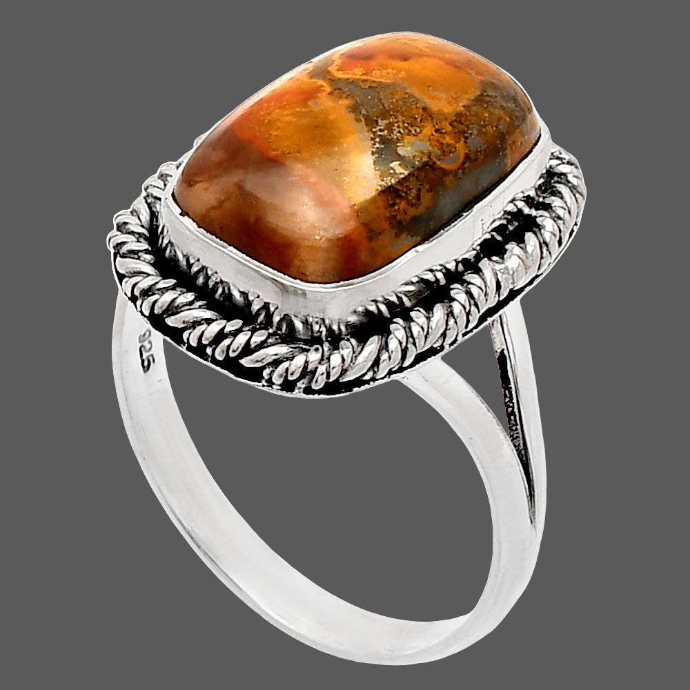 Natural Rare Cady Mountain Agate Ring size-9.5 R-1014 SDR231542
