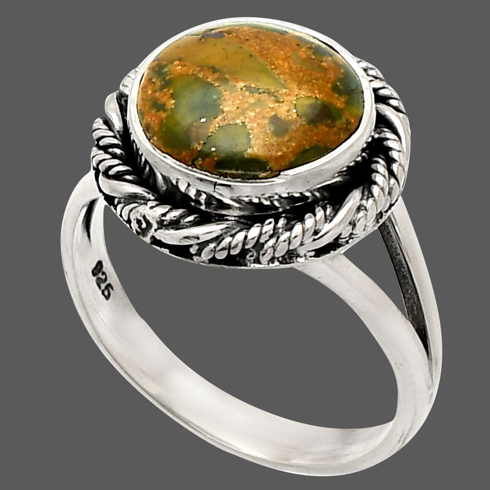 Natural Bamboo Jasper Ring size-7 R-1014 SDR231620