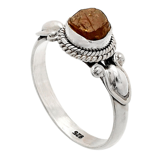 Natural Rare Kornerupine Rough Ring size-8.5 R-1345 SDR232307