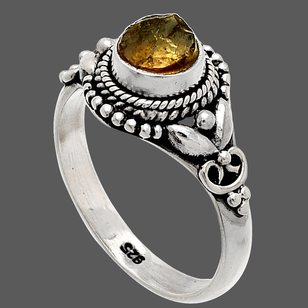 Natural Rare Kornerupine Rough Ring size-8 R-1286 SDR232402