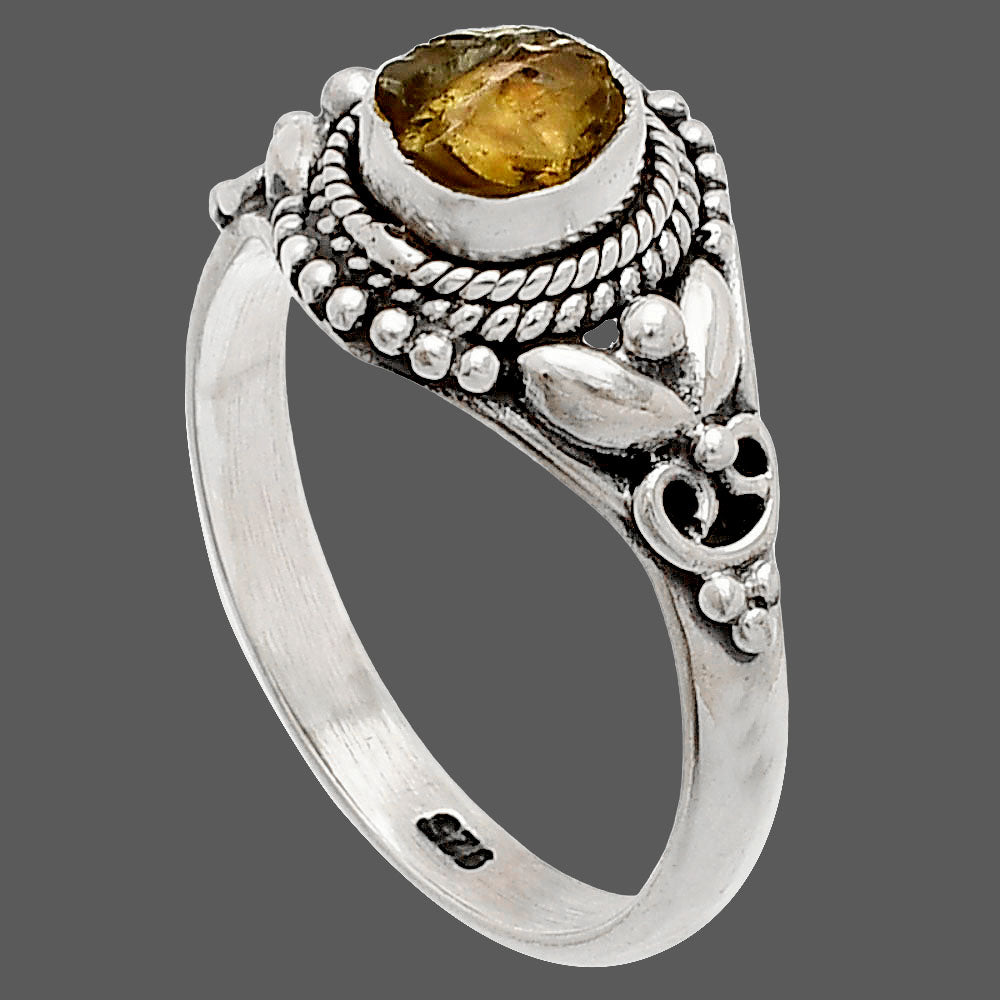 Natural Rare Kornerupine Rough Ring size-8 R-1286 SDR232407