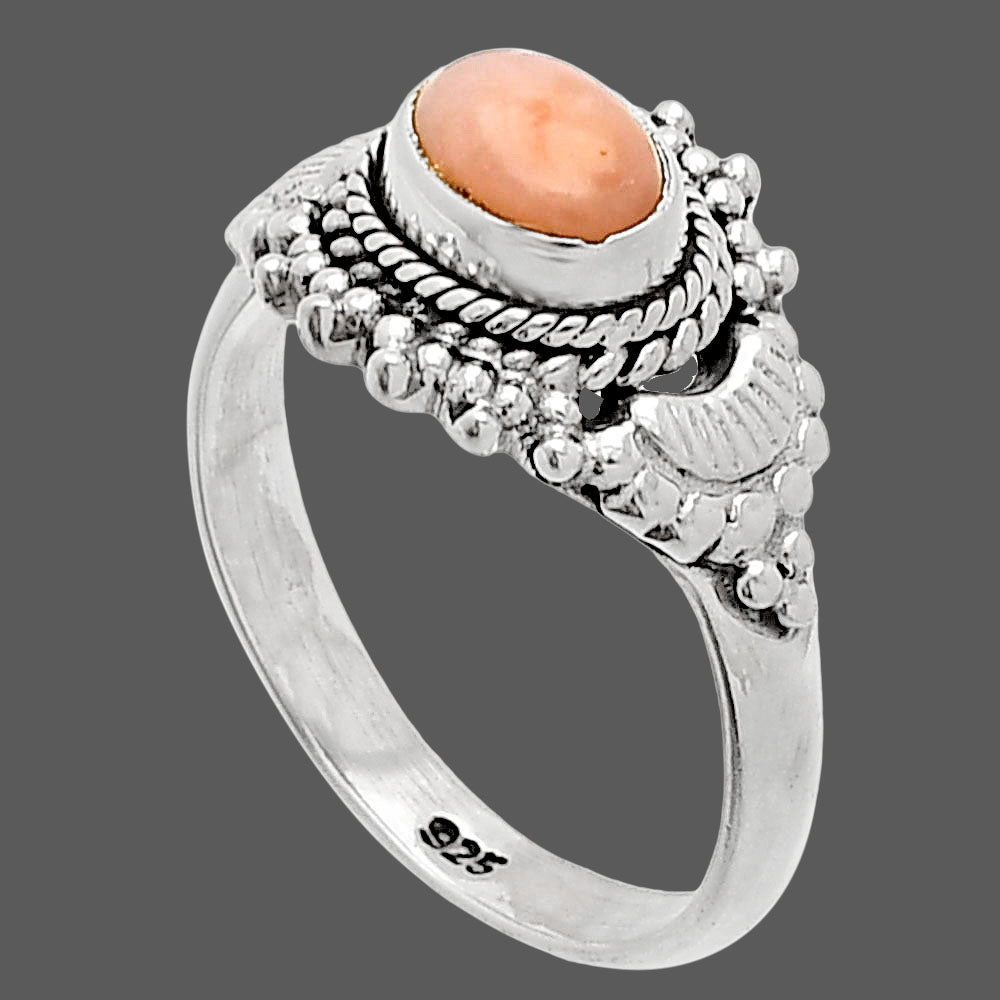 Natural Guava Quartz - Brazil Ring size-7 R-1291 SDR232460