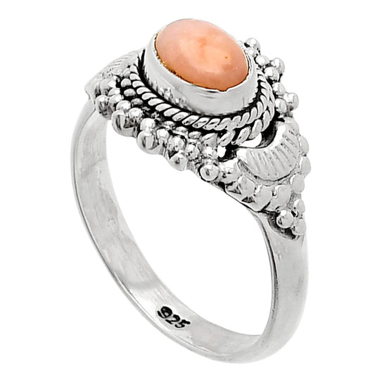 Natural Guava Quartz - Brazil Ring size-7 R-1291 SDR232460