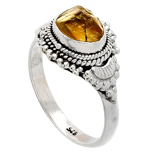 Natural Rare Kornerupine Rough Ring size-8.5 R-1291 SDR232469