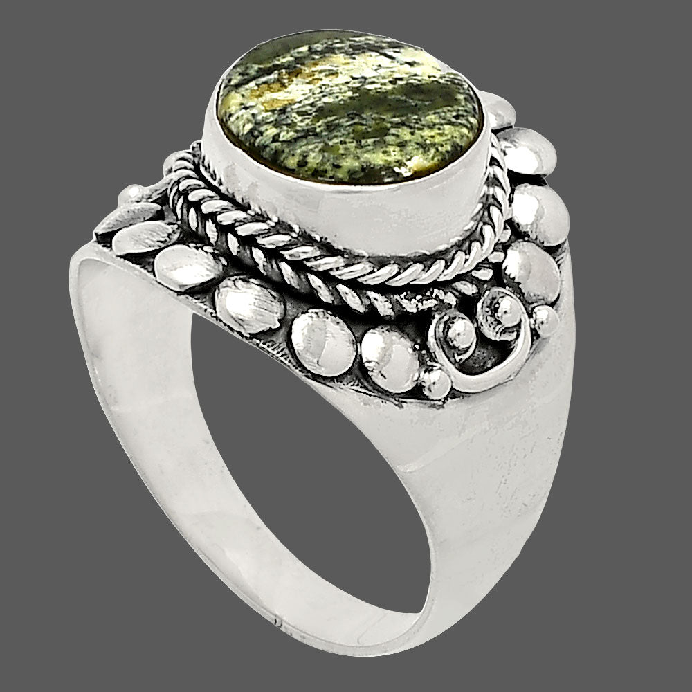 Natural Chrysotile Ring size-8 R-1399 SDR232665