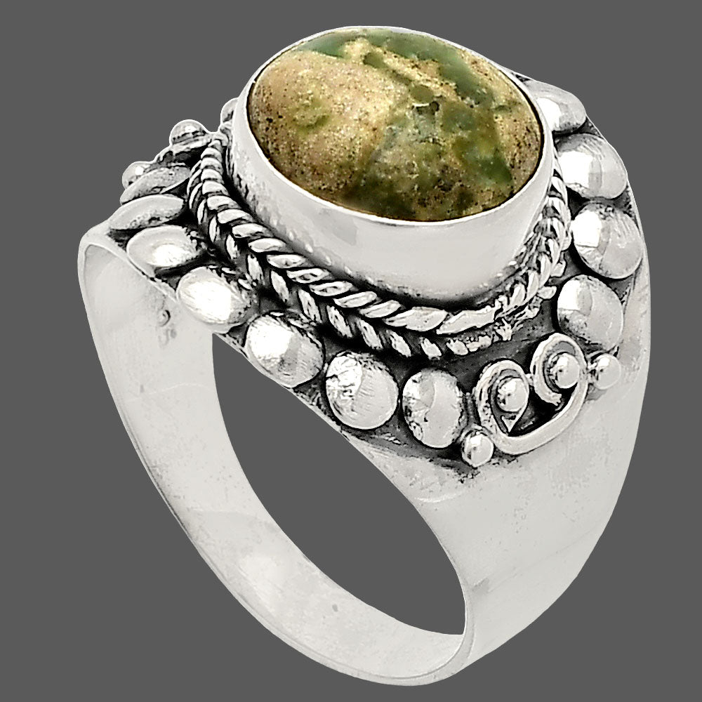 Natural Utah Variscite Ring size-8 R-1399 SDR232707