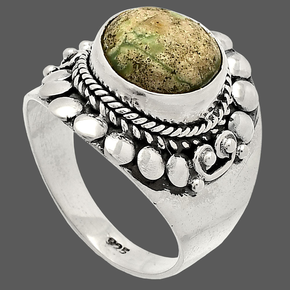 Natural Utah Variscite Ring size-7.5 R-1399 SDR232708