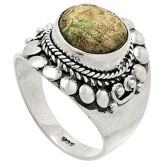 Natural Utah Variscite Ring size-7.5 R-1399 SDR232708