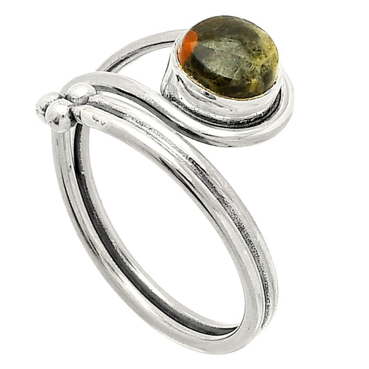 Adjustable - Peanut Obsidian Ring size-9 R-1276 SDR232803