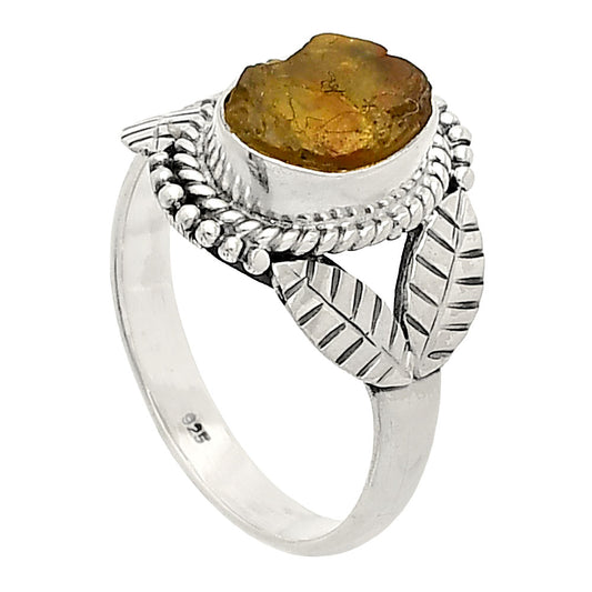 Natural Rare Kornerupine Rough Ring size-7 R-1387 SDR233429