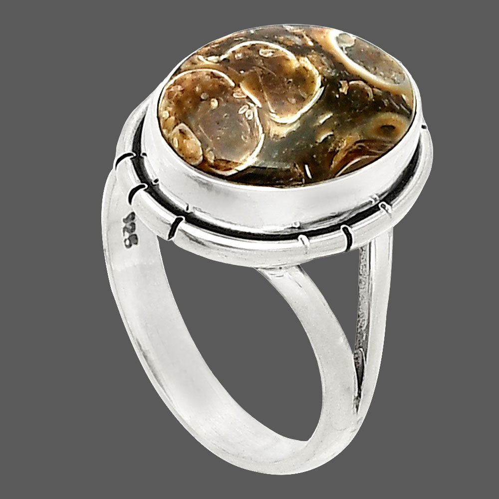 Natural Turtella Jasper - USA Ring size-7 R-1012 SDR234655