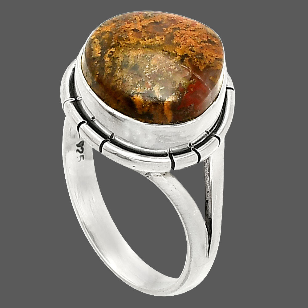 Natural Rare Cady Mountain Agate Ring size-7 R-1012 SDR234656