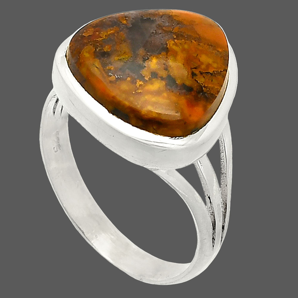 Natural Rare Cady Mountain Agate Ring size-9 R-1006 SDR234849