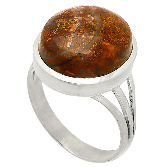 Natural Rare Cady Mountain Agate Ring size-9 R-1006 SDR234868