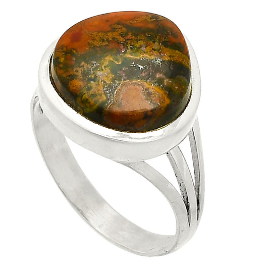 Natural Rare Cady Mountain Agate Ring size-9 R-1006 SDR234872