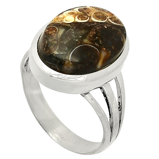 Natural Turtella Jasper - USA Ring size-6 R-1006 SDR234877