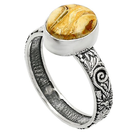 Natural Rock Calcy Ring size-8 R-1055 SDR235205