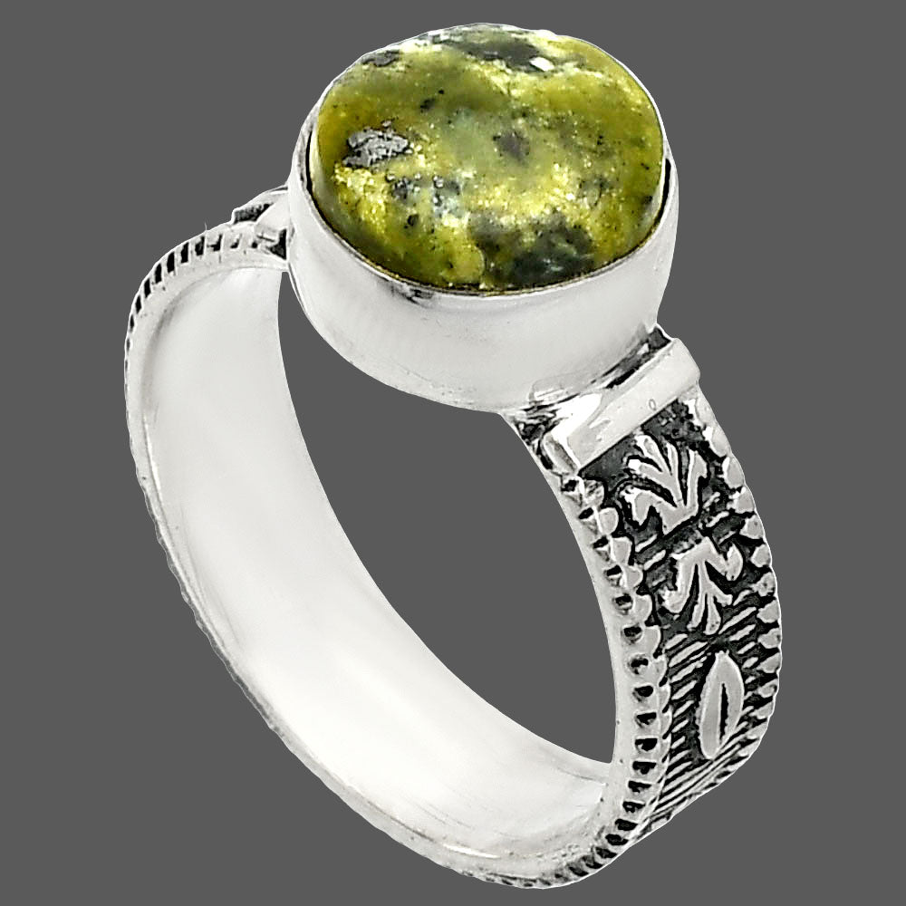 Natural Serpentine Ring size-8 R-1058 SDR235520