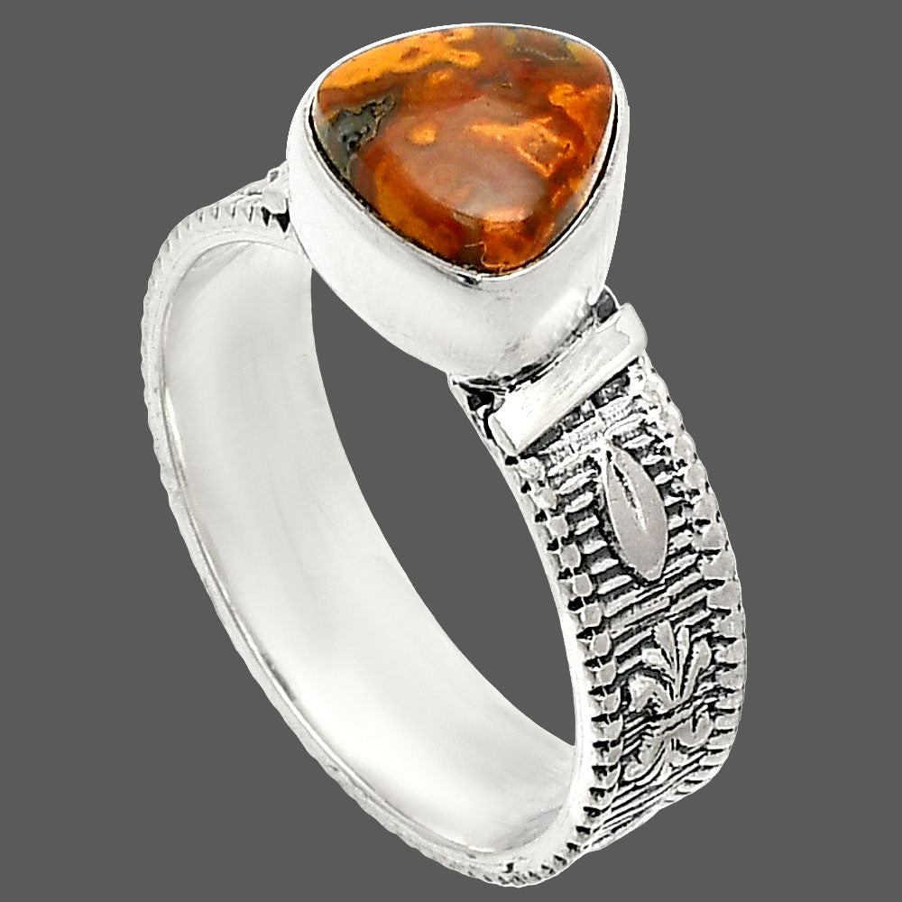 Natural Rare Cady Mountain Agate Ring size-8 R-1058 SDR235530