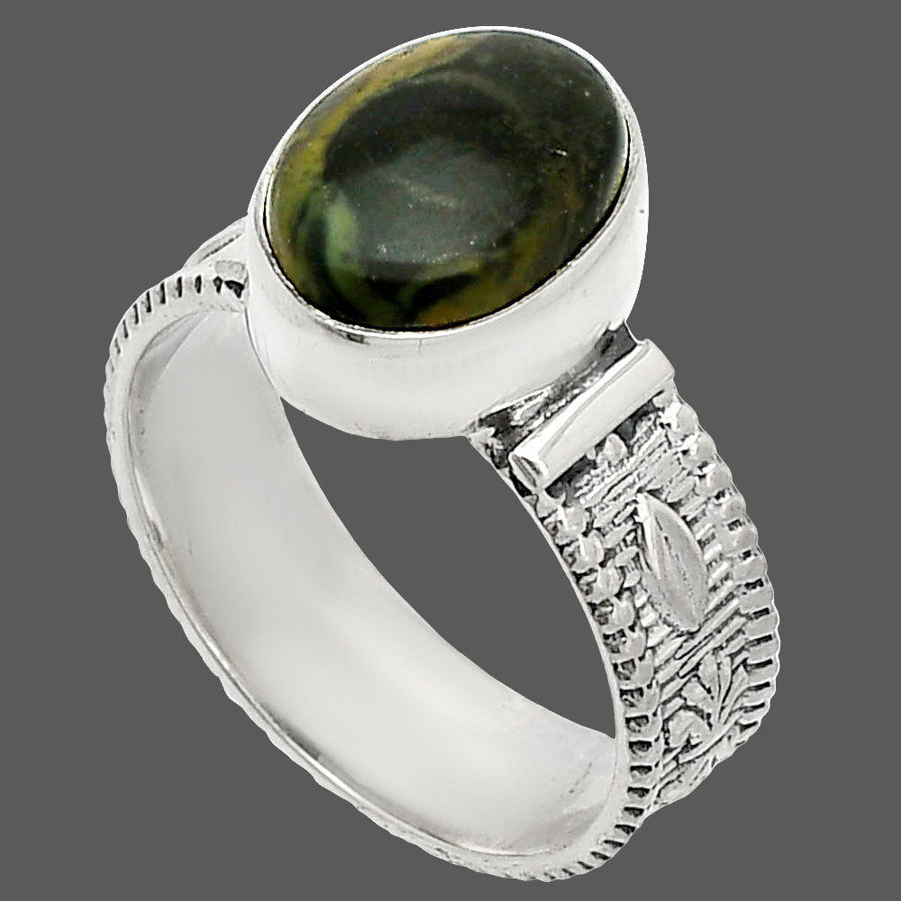 Natural Star Galaxy Jasper Ring size-6 R-1058 SDR235584