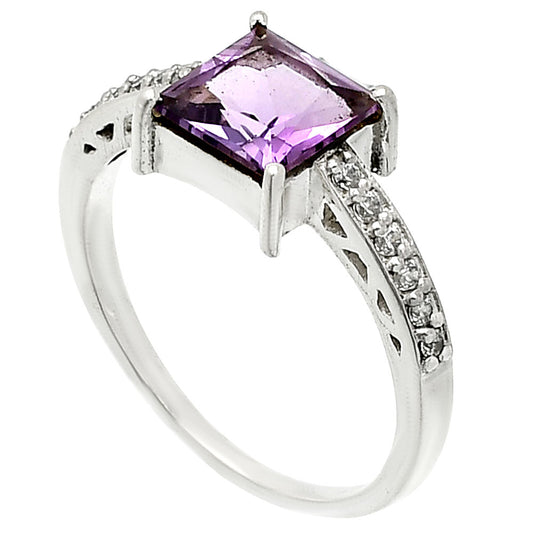 Natural Amethyst - Brazil Ring size-8 R-1718 SDR235651